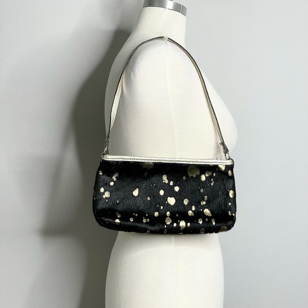 MUSSIO DEGROOT Burnout Cowhide Purse Handbag